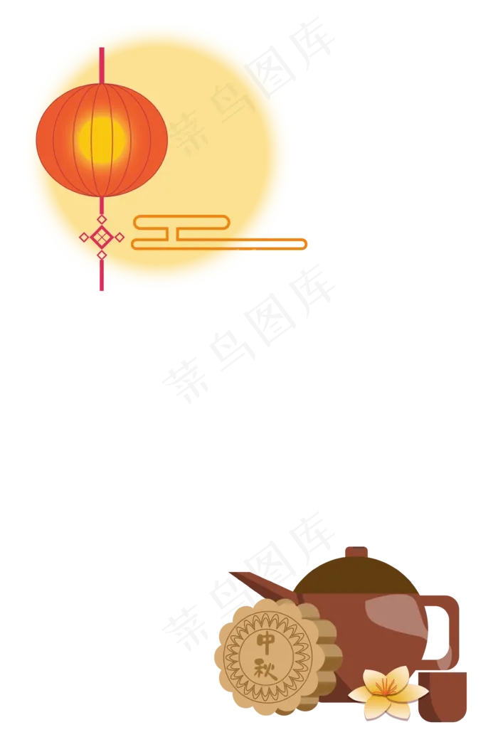 中秋节边框(3543X5315(DPI:300))psd模版下载