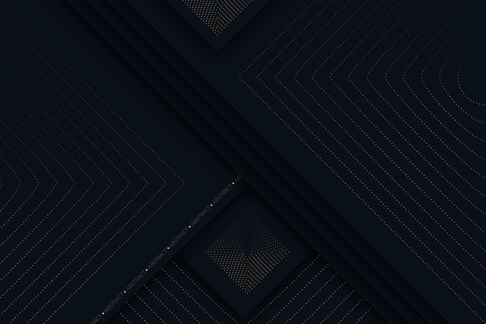 金色详细的深色纸层背景