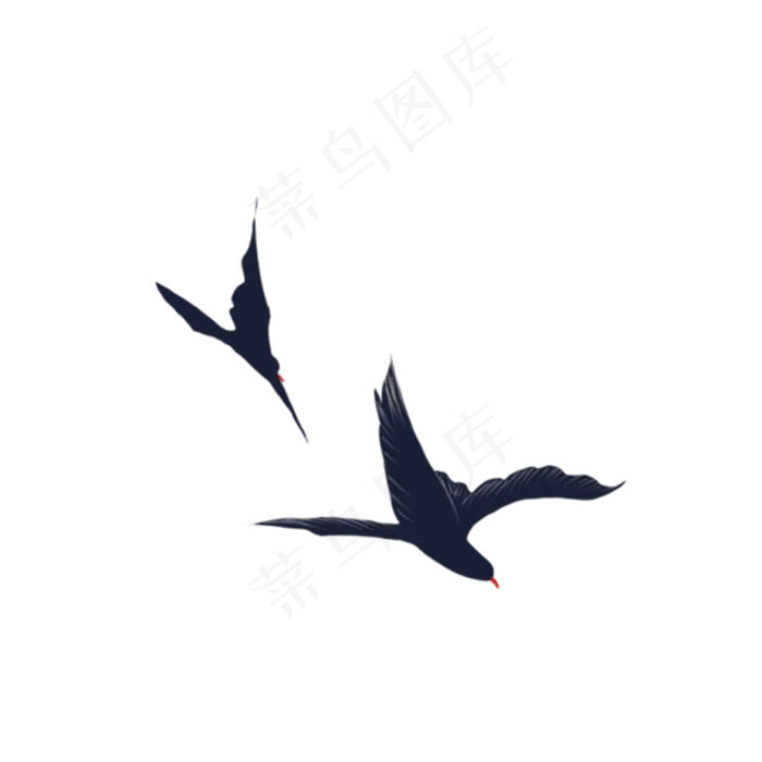 天空中黑色的大雁(2000X2000(DPI:300))psd模版下载