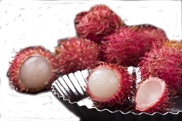 美味可口的红毛荔枝(2000X1333(DPI:240))psd模版下载