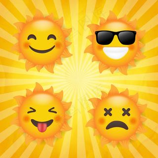 日落孤立太阳暴流背景