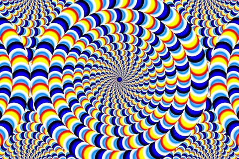 迷幻性视错觉背景
