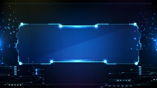 蓝色发光科技的抽象未来背景科幻框架hud ui