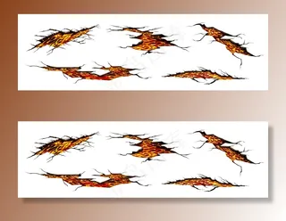 地裂缝中的熔岩