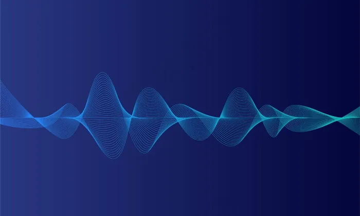 抽象蓝色数字均衡器，声波矢量eps,ai矢量模版下载