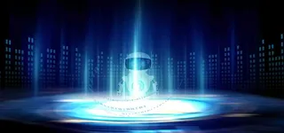 蓝色科技成就未来PSD素材