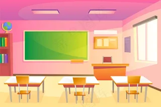 空教室-视频会议背景