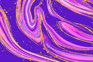 金色光泽的液体大理石背景