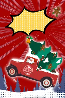 红色波普圣诞节 红色波普圣诞节