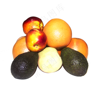 新鲜水果美味水果桃子油桃西柚牛