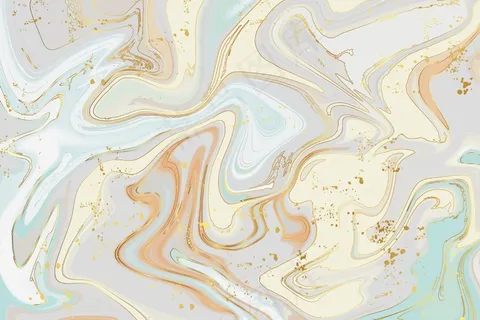 液体大理石背景金飞溅 液体大理石背景金飞溅
