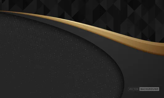 抽象的黑色和金色豪华背景