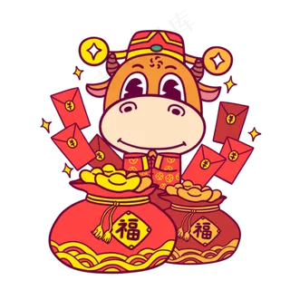 2021新年财神牛
