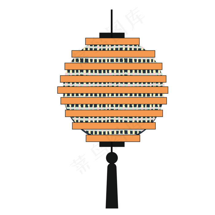 中秋节灯笼ai矢量模版下载