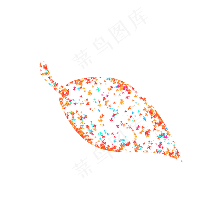 秋天的落叶矢量素材(3543*3543px 300 dpi )ai矢量模版下载