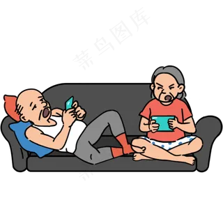 七夕情人节靓丽色可爱宅居老人p