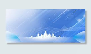 科技商务企业会议banner