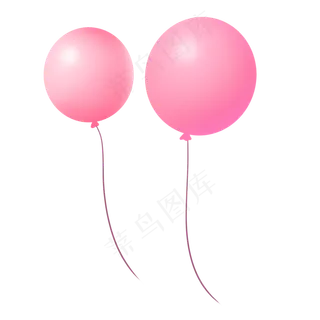 粉红色七夕气球