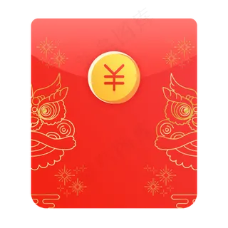 创意喜庆红色红包装饰