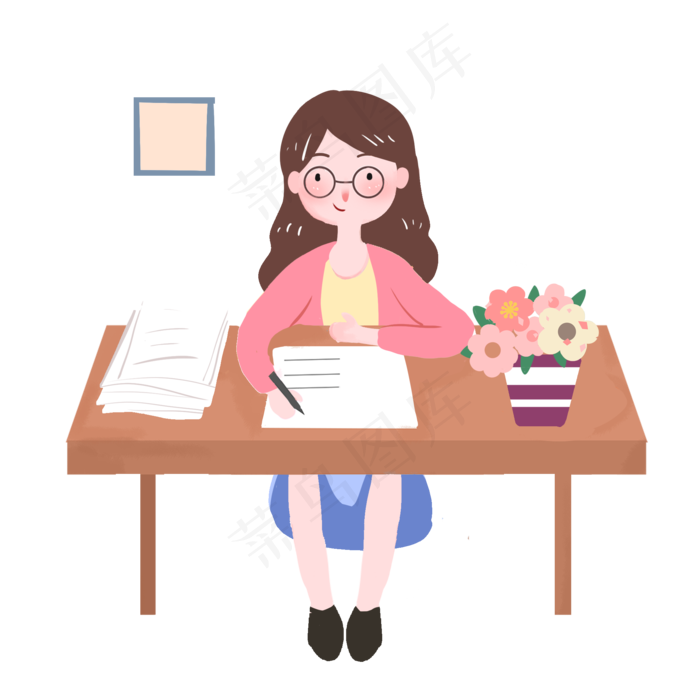 教师节老师辛劳工作PNG