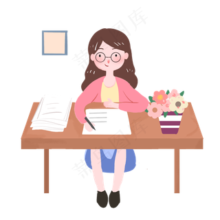 教师节老师辛劳工作PNG