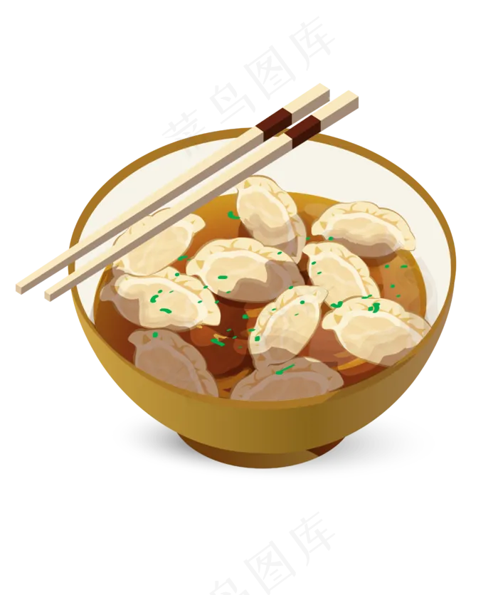 冬天美味饺子(2488*2971px 300 dpi )ai矢量模版下载