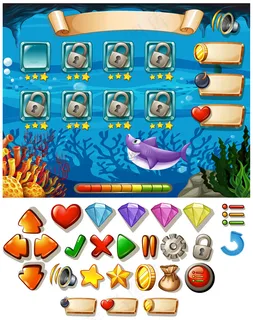 水下场景游戏模板