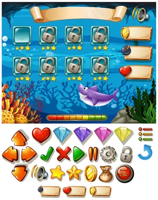 水下场景游戏模板