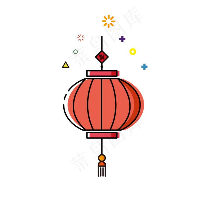 灯笼mbe中秋节(2000X2000(DPI:300))ai矢量模版下载
