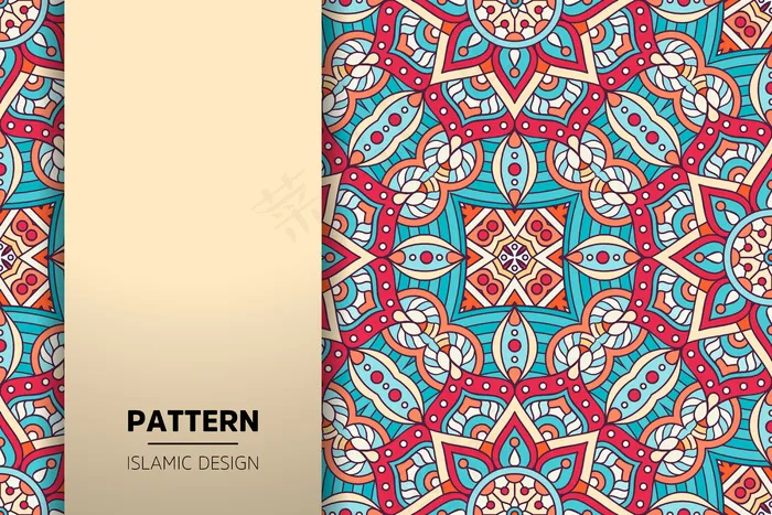 金色豪华装饰曼陀罗背景eps,ai矢量模版下载