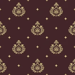 复古图案无缝巴洛克风格与抽象元素。背景装饰和