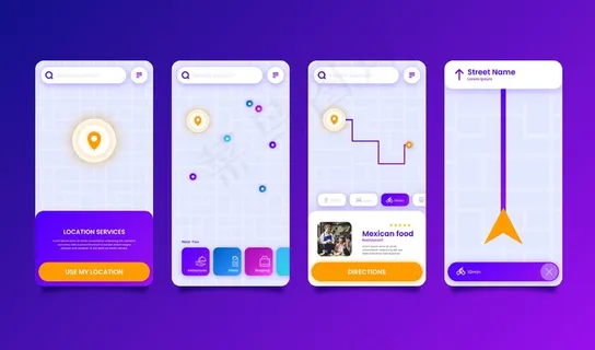 位置应用程序app模板集