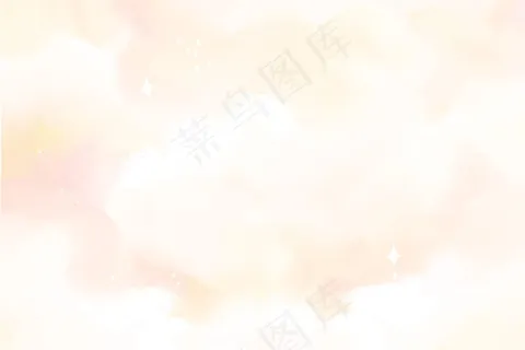 手绘水彩粉彩天空背景