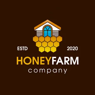 蜂蜜农舍标识设计