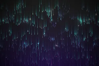 绿色霓虹流星背景设计