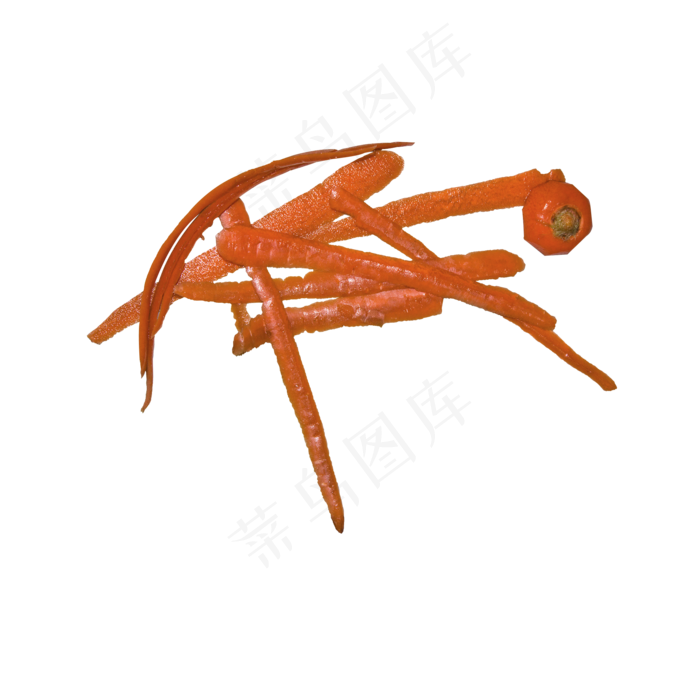 削掉的胡萝卜皮