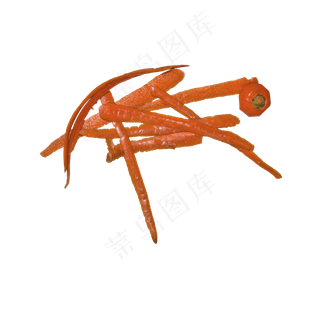 削掉的胡萝卜皮