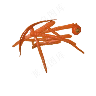 削掉的胡萝卜皮