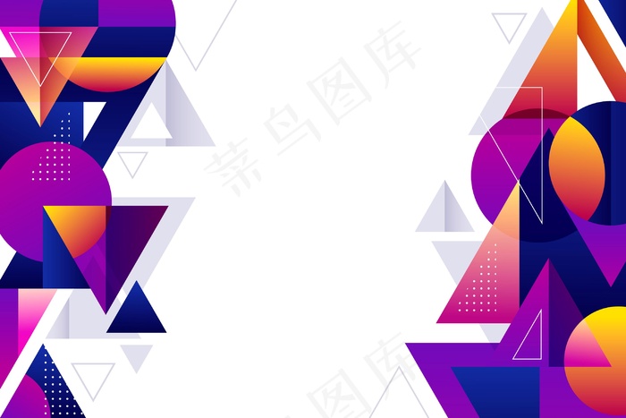 复制空间现代渐变几何背景