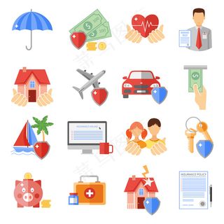 保险图标集