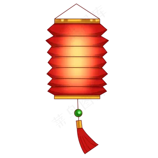 传统节日春节灯笼,免抠元素