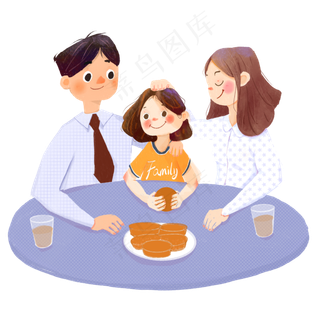 中秋节之中秋团圆全家福