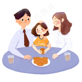 中秋节之中秋团圆全家福