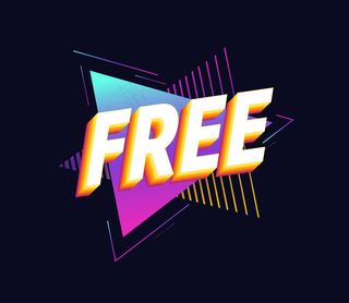 90年代复古风格的三角形背景免费