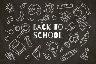 黑板回到学校背景