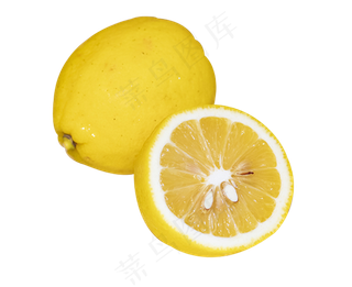 切开的柠檬