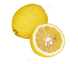 切开的柠檬