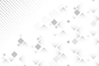 各种大小的正方形白色背景