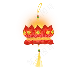 中元节鬼节元宵节莲花灯PNG