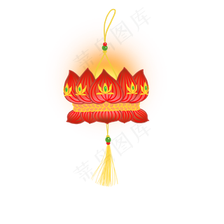 中元节鬼节元宵节莲花灯PNG